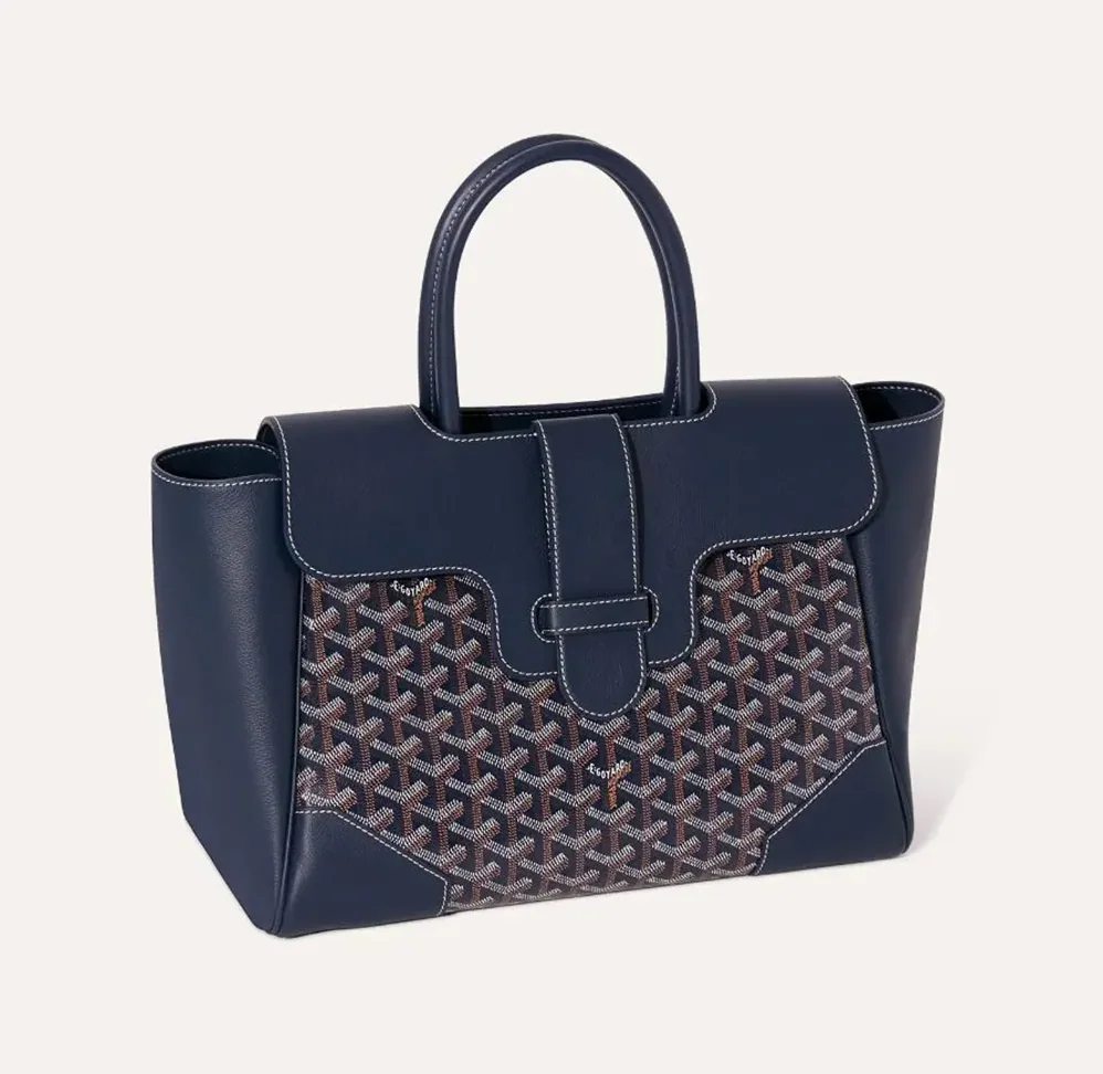 Goyard Saïgon Tote Bag for Women in Navy