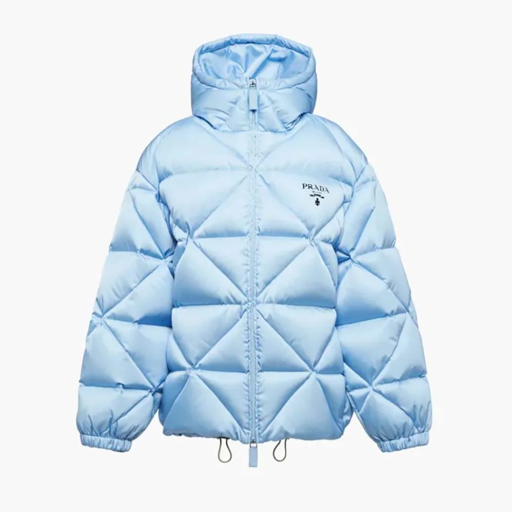 Prada Oversized Re for Women in Nylon Gabardine Down Jacket