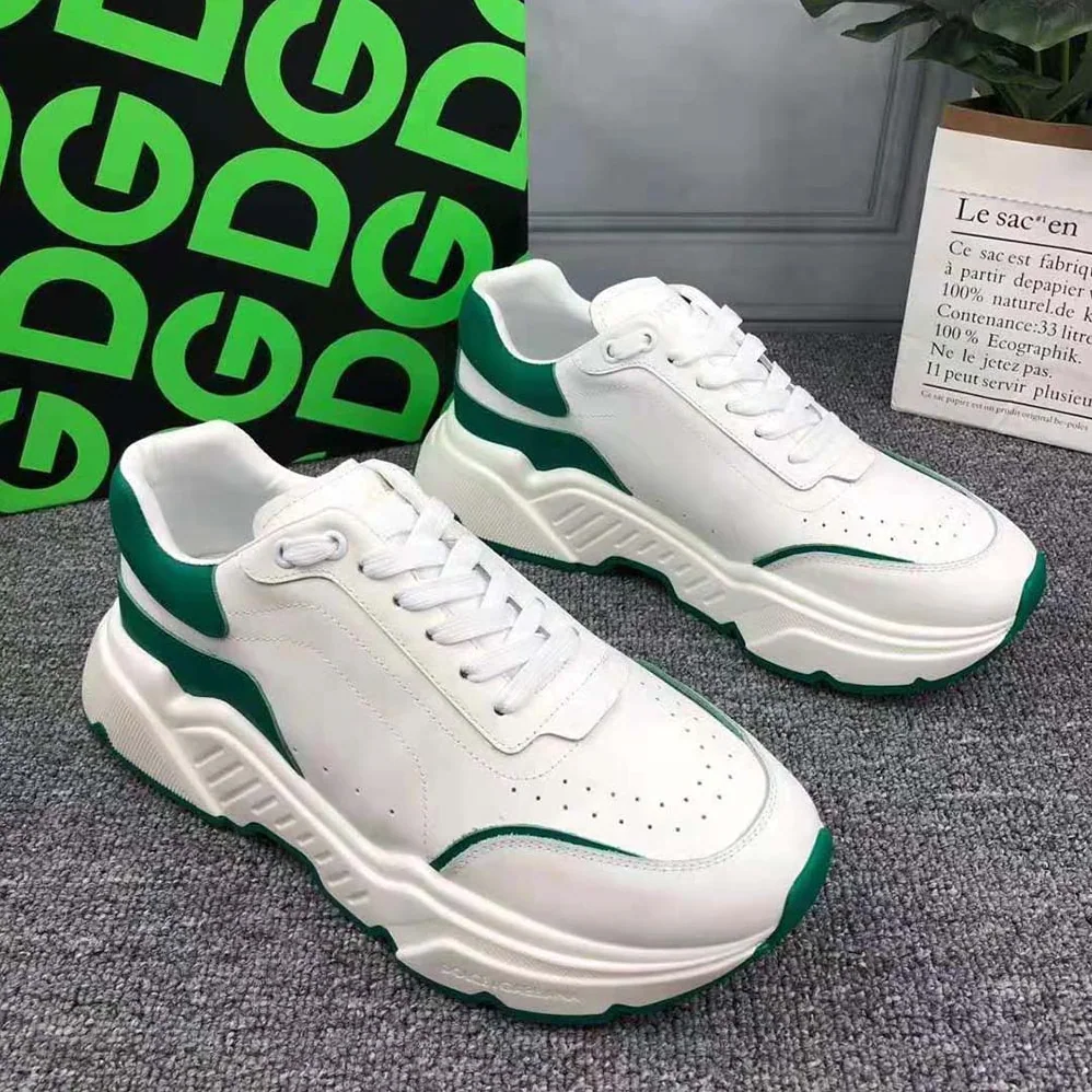 Dolce Gabbana D&G Daymaster Sneakers in Nappa Calfskin for Men in Green Dolce Gabbana D&G Daymaster Sneakers in Nappa Calfskin for Men in Green