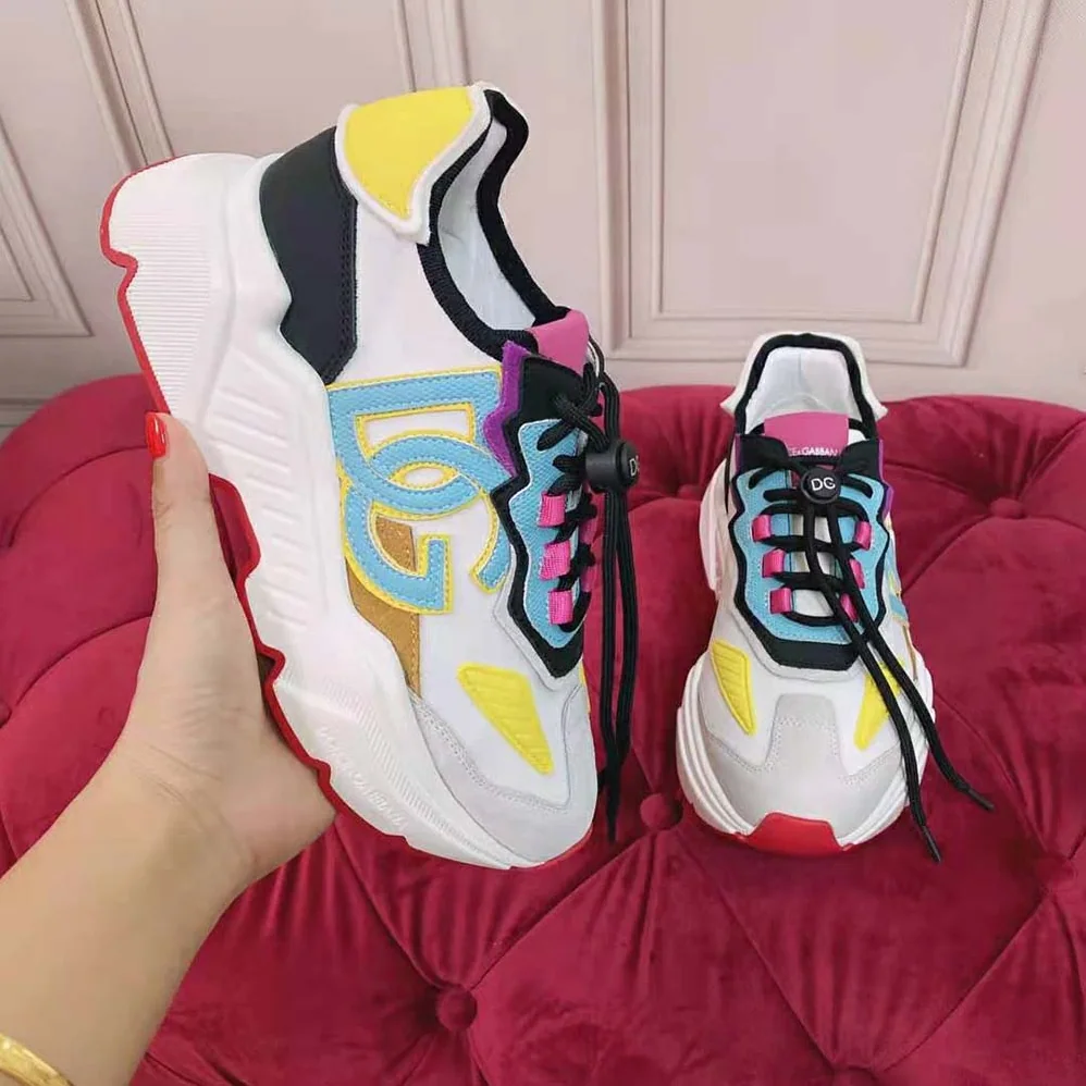 Dolce Gabbana D&G Mixed for Women in materials Daymaster Sneakers Dolce Gabbana D&G Mixed for Women in materials Daymaster Sneakers