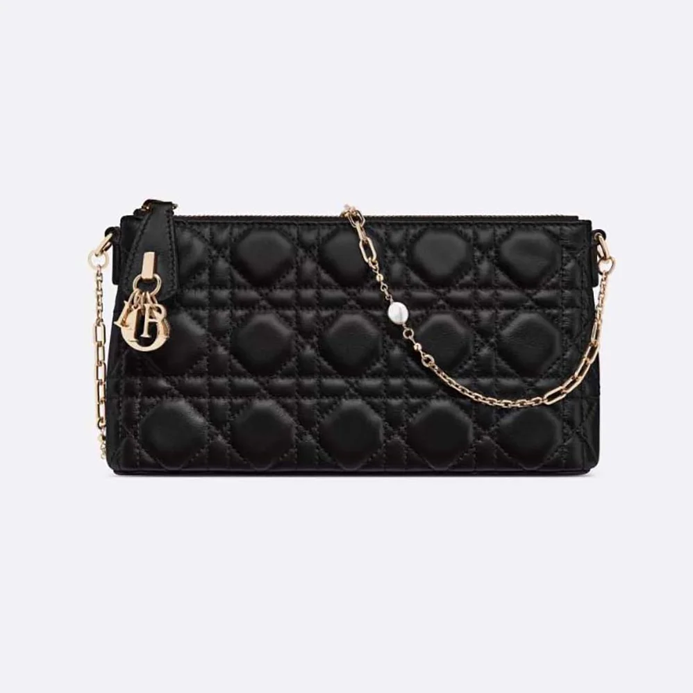 Dior Miss Dior Midi Mini Bag Black Cannage Lambskin for Women Dior Miss Dior Midi Mini Bag Black Cannage Lambskin for Women