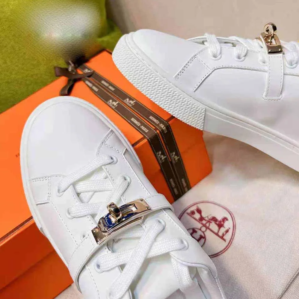 Hermes Day Sneaker in Calfskin and Matte Mississippiensis Alligator Leather for Women Hermes Day Sneaker in Calfskin and Matte Mississippiensis Alligator Leather for Women