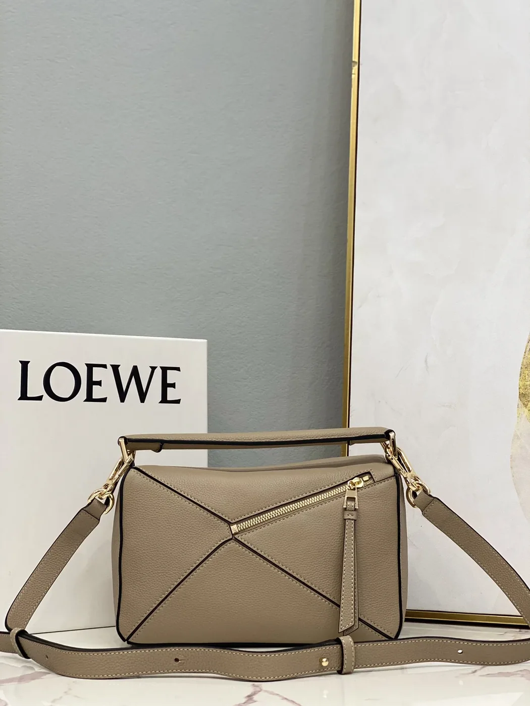 Loewe Small Puzzle Bag Caramel / Loewe Small Puzzle Bag Caramel /