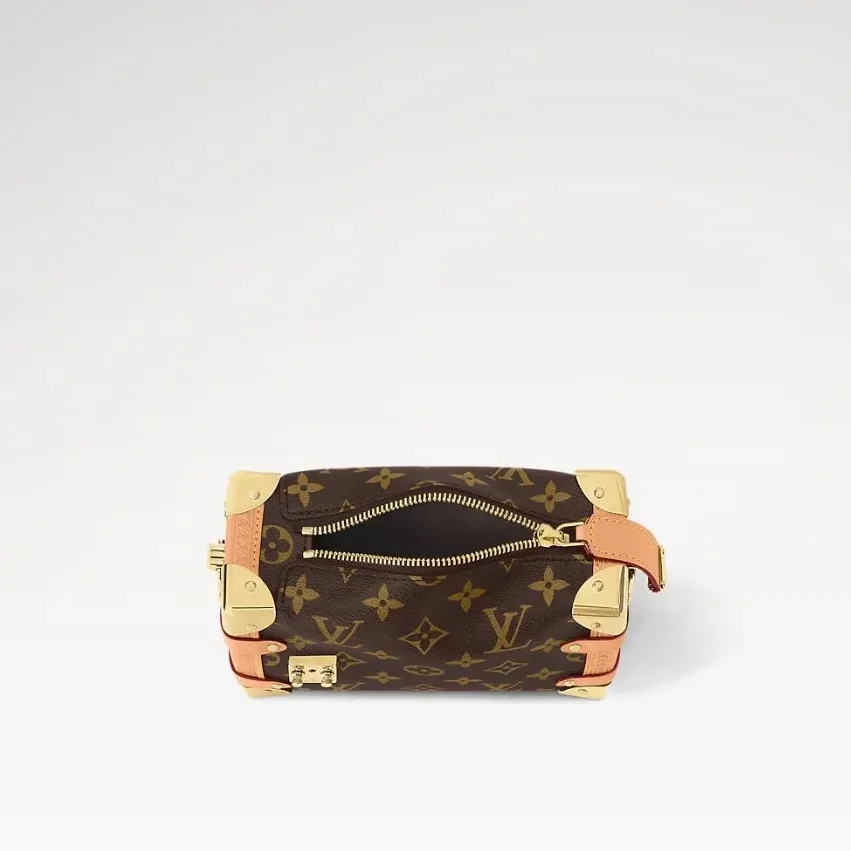 Louis Vuitton Side Trunk PM Bag Brown / Louis Vuitton Side Trunk PM Bag Brown /