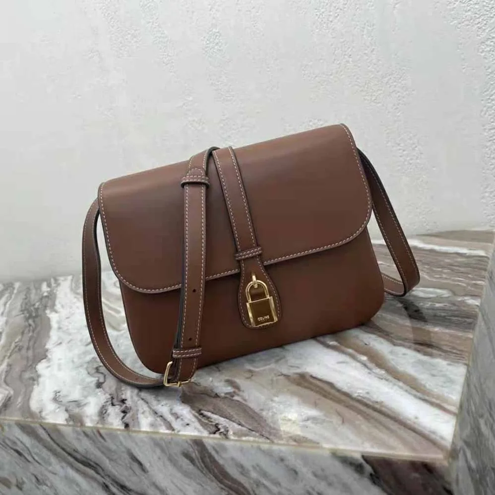 Celine Medium Tabou in Smooth Calfskin for Women in Brown