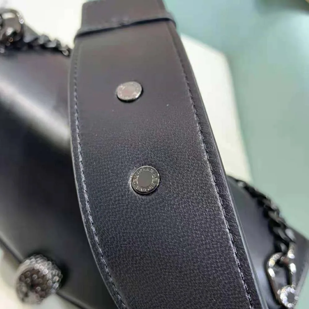 Bvlgari Serpenti Forever Crossbody Bag in Nappa Leather for Women in Black