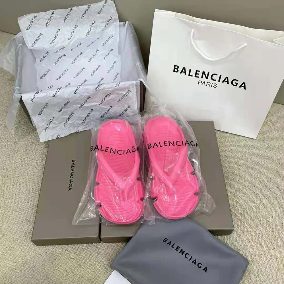 Balenciaga Mold Thong Sandal in Pink for Women
