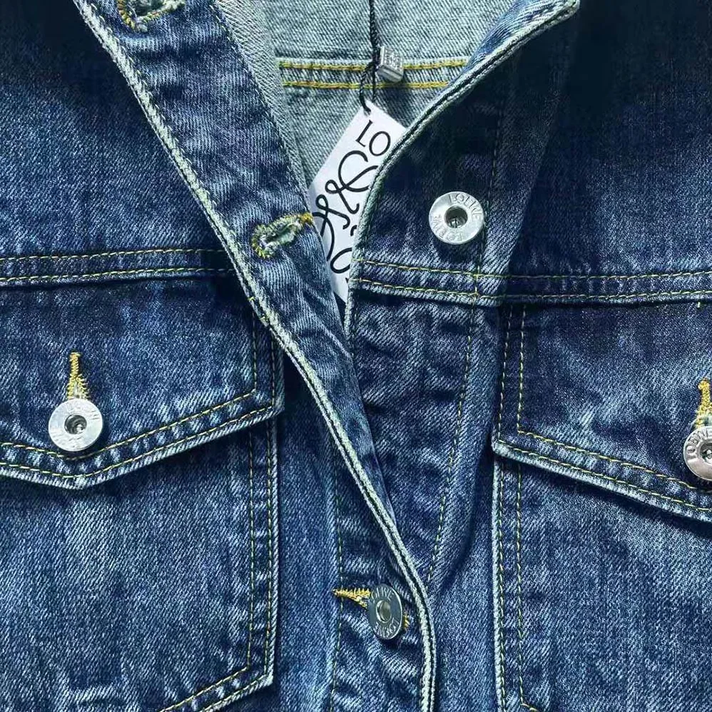 Loewe Anagram Jacket in Denim for Women Loewe Anagram Jacket in Denim for Women