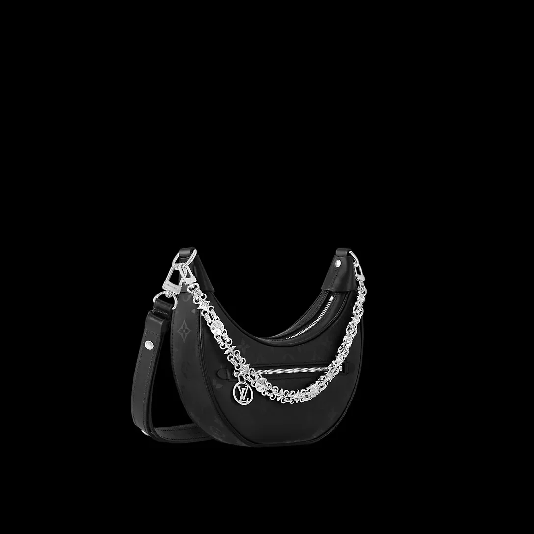Louis Vuitton Loop Black Bag 9 Inches/ Louis Vuitton Loop Black Bag 9 Inches/
