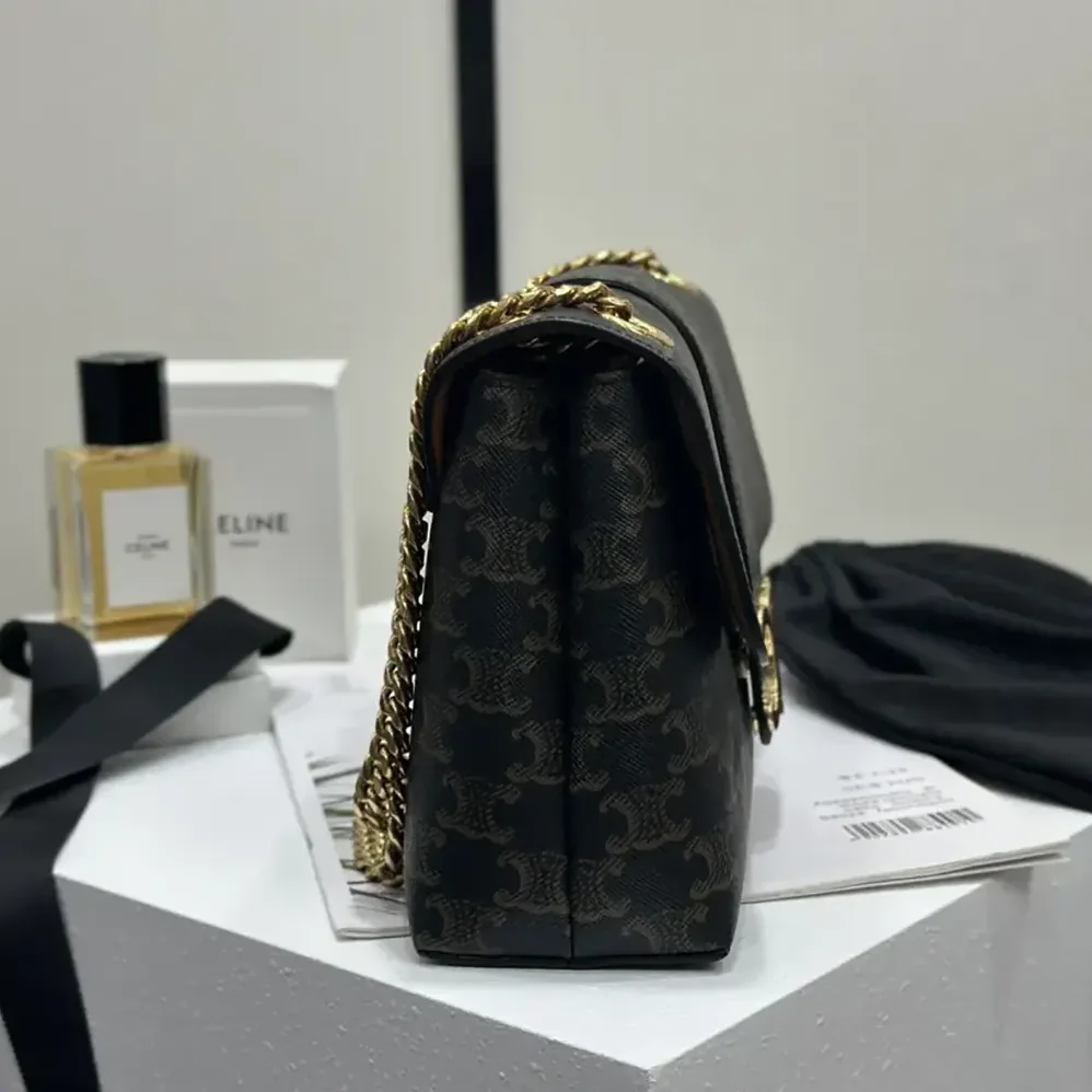 Celine Medium Celine Victoire Bag in Triomphe Canvas 115852FRH.04LU for Women