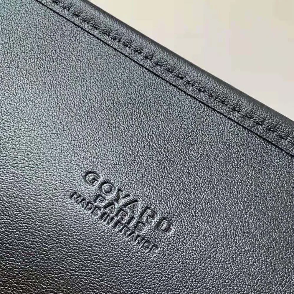 Goyard Saint Léger Backpack in Goyardine Canvas & Chevroches Calfskin for Women in Black Goyard Saint Léger Backpack in Goyardine Canvas & Chevroches Calfskin for Women in Black