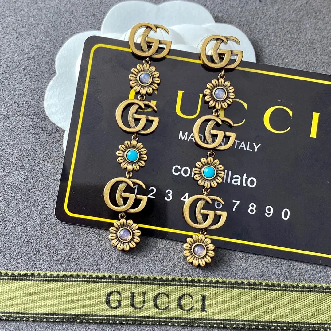 Gucci Double G Earrings Gold