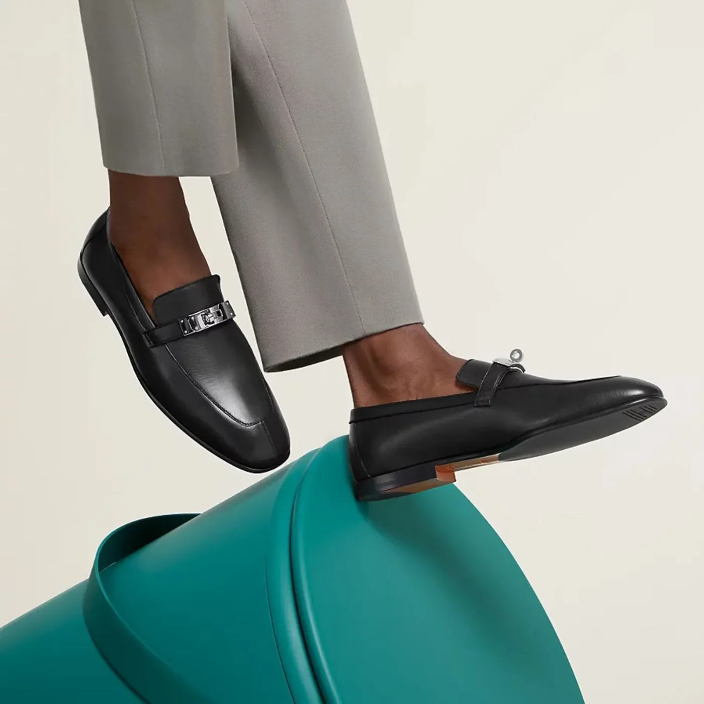 Hermes Karl Loafers Noir Hermes Karl Loafers Noir