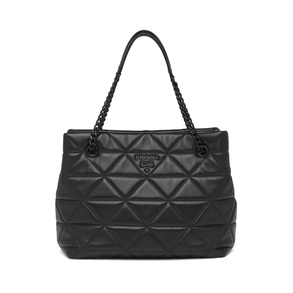 Prada Nappa Leather Prada Spectrum Tote for Women in Black
