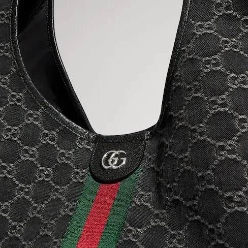 Gucci Giglio Large Tote Bag in Black Palladium Hardware