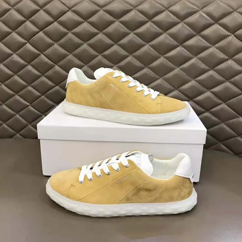 Jimmy Choo Diamond Light/F Light Mocha Suede and Light Mocha Nappa Low for Women in Top Trainers Jimmy Choo Diamond Light/F Light Mocha Suede and Light Mocha Nappa Low for Women in Top Trainers