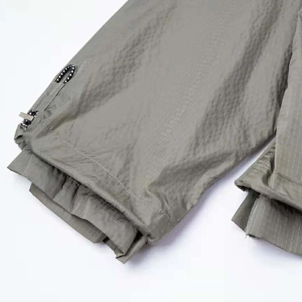 Dior Zipped Blouson Gray Technical Cotton Ripstop for Men