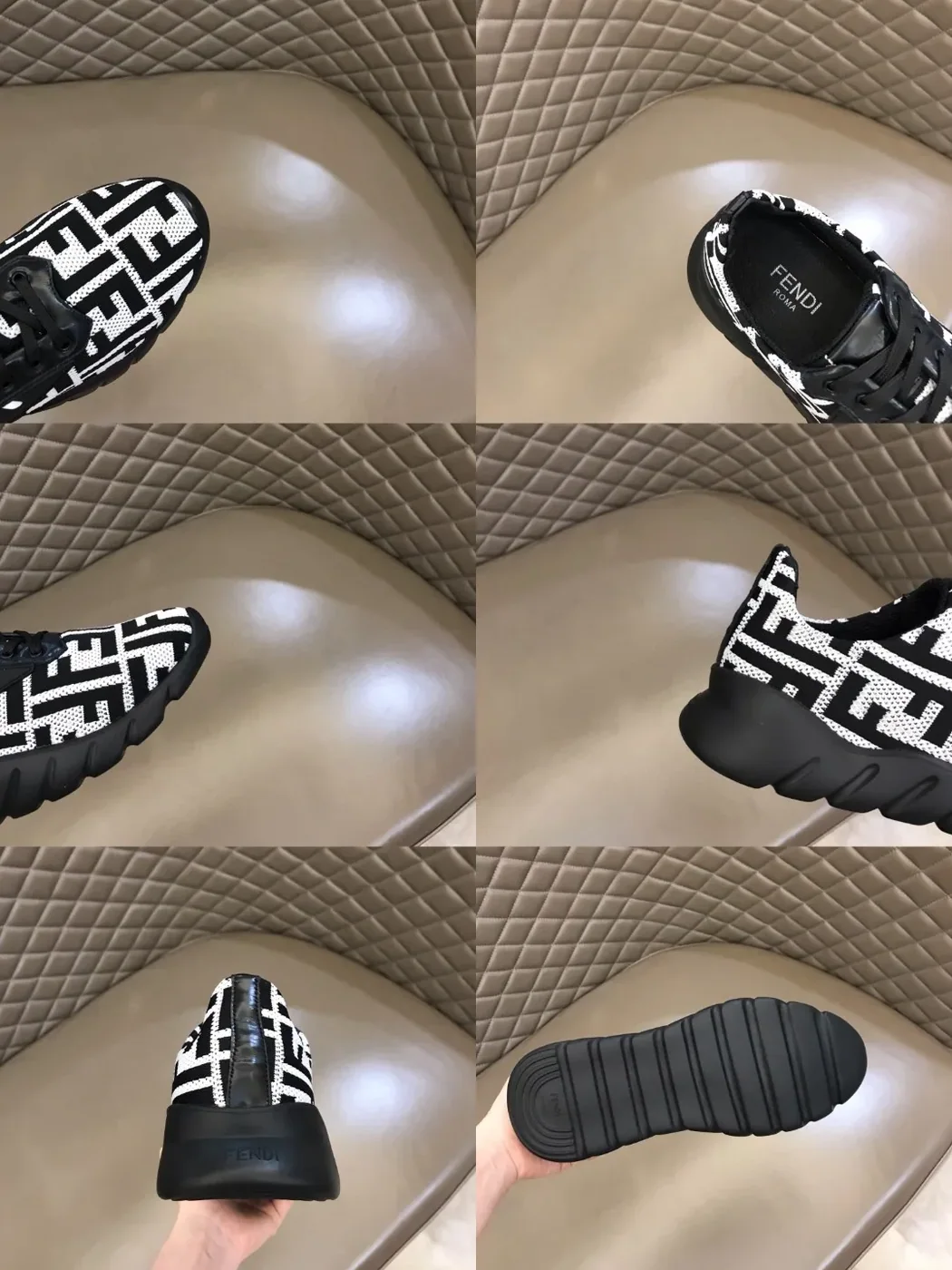 Fendi Force White Sneakers Fendi Force White Sneakers