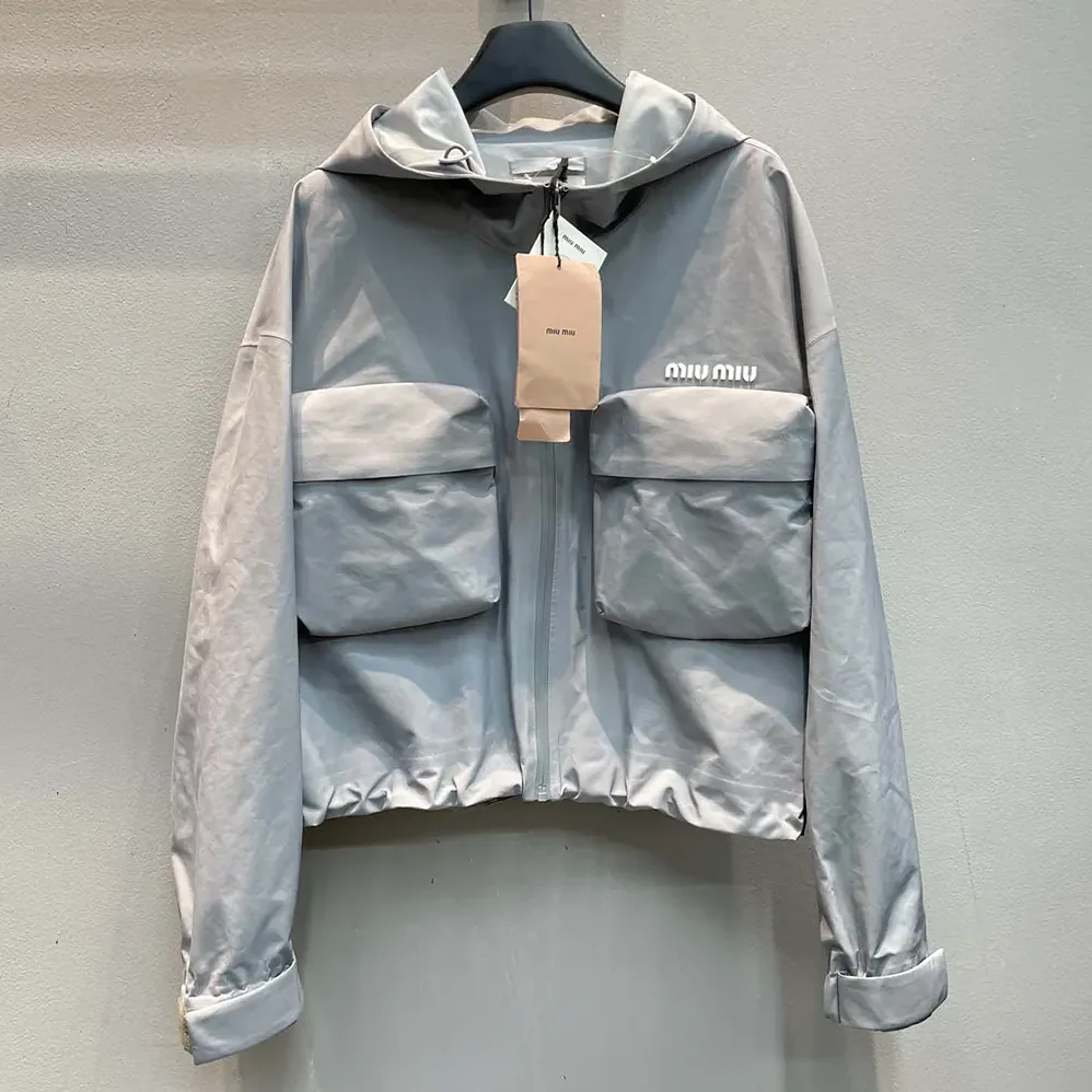 Miu Miu Tec Canvas Blouson for Women