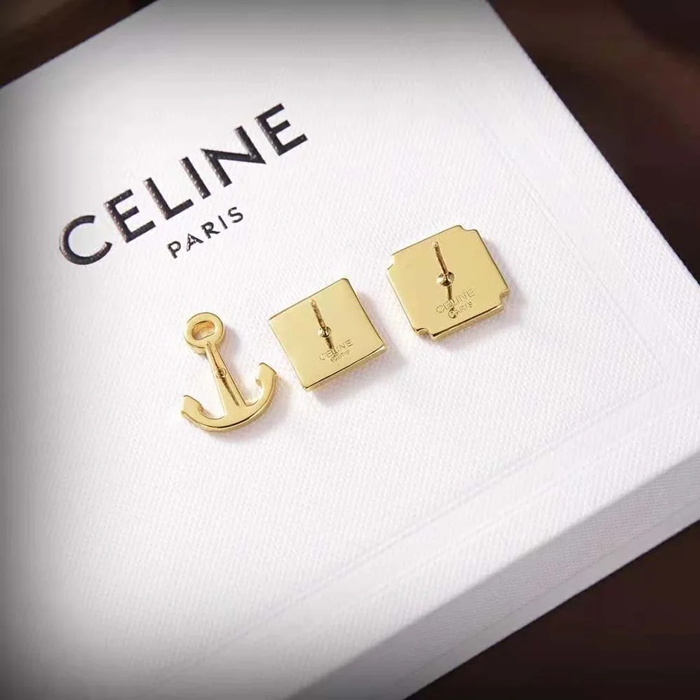 Celine Separables Sailor Set of 3 Studs in Brass with Gold Finish for Women Celine Separables Sailor Set of 3 Studs in Brass with Gold Finish for Women
