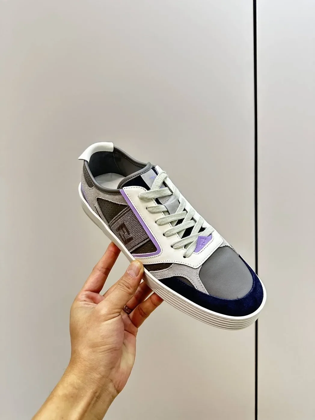 Fendi Lace in Up Sneakers Black Fendi Lace in Up Sneakers Black