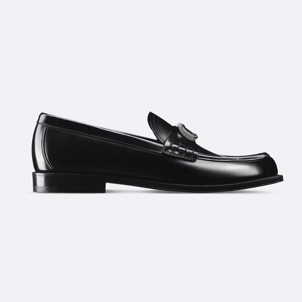 Dior Granville Loafer Black Polished Calfskin for Men