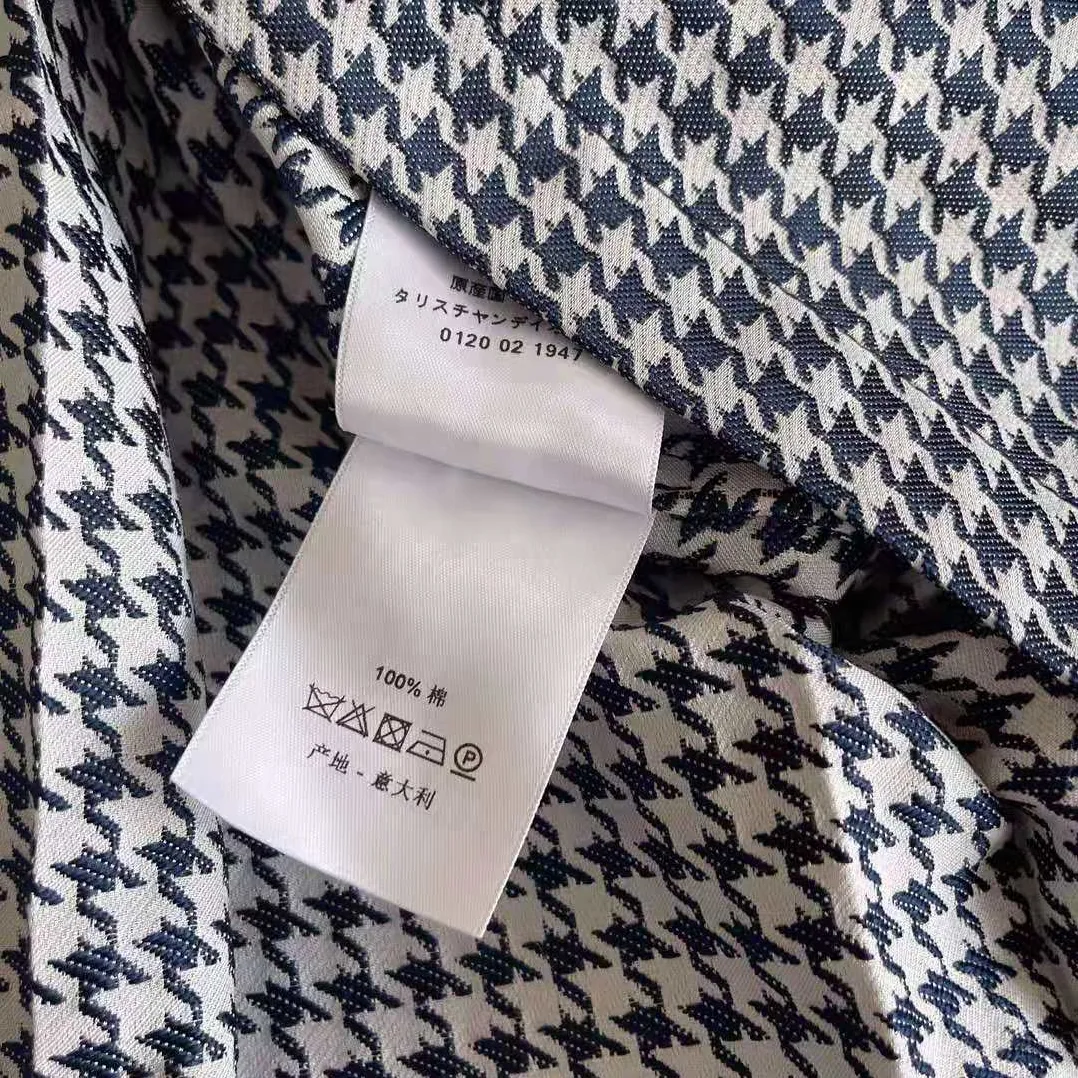 Dior Mid-Length Belted Dress Black and White Technical Cotton Jacquard and Silk for Women