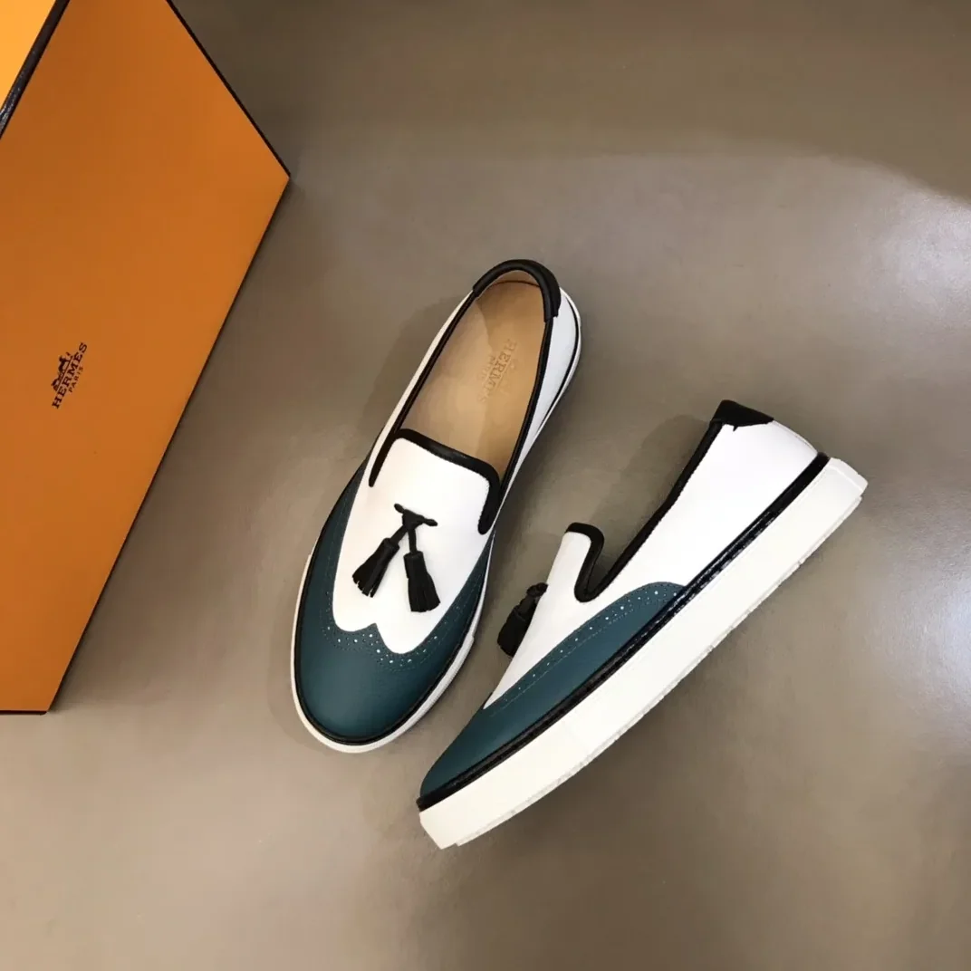 Hermes Earley Loafer White Hermes Earley Loafer White