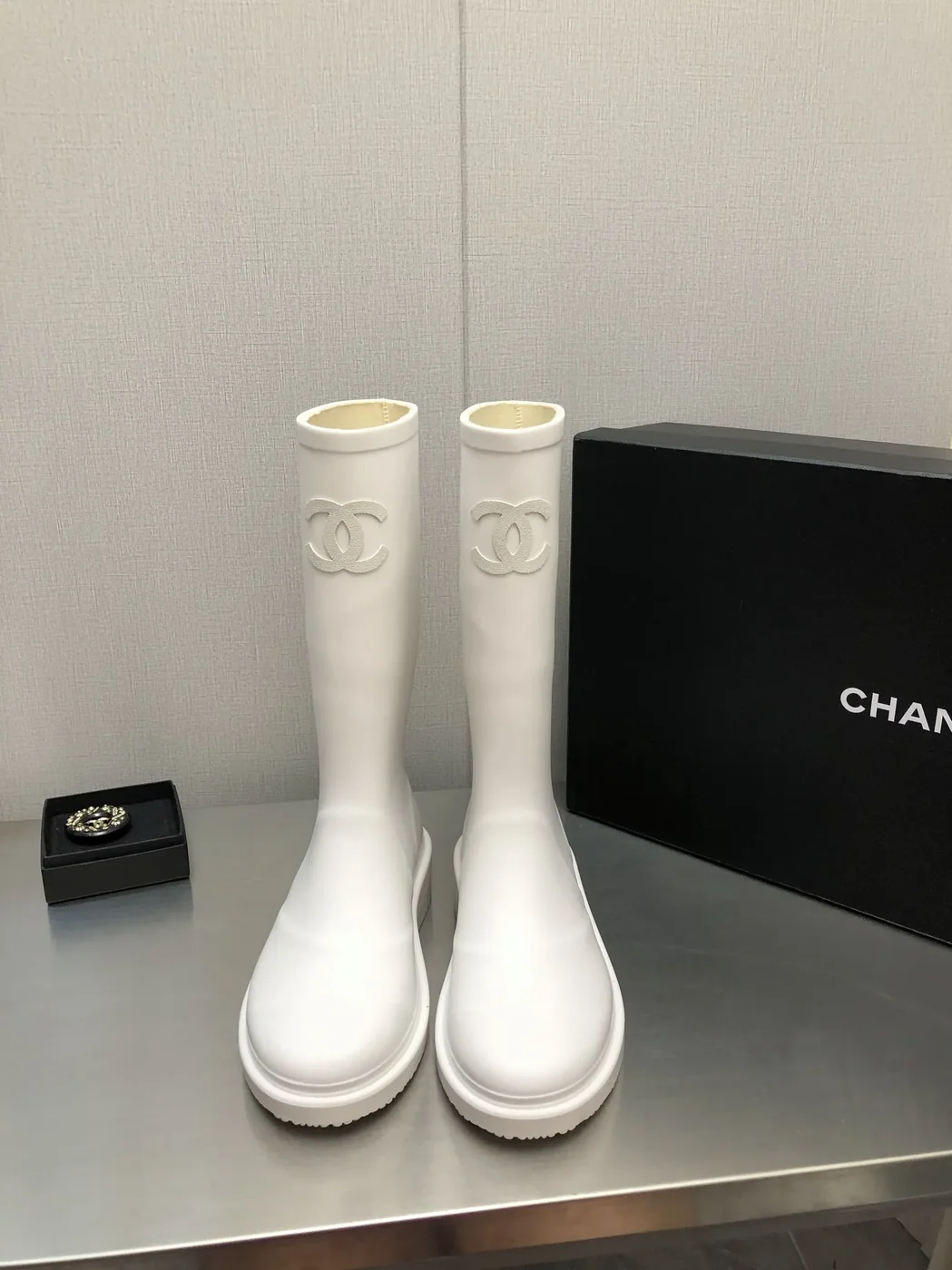 Chanel Hight Boots White for Women Chanel Hight Boots White for Women