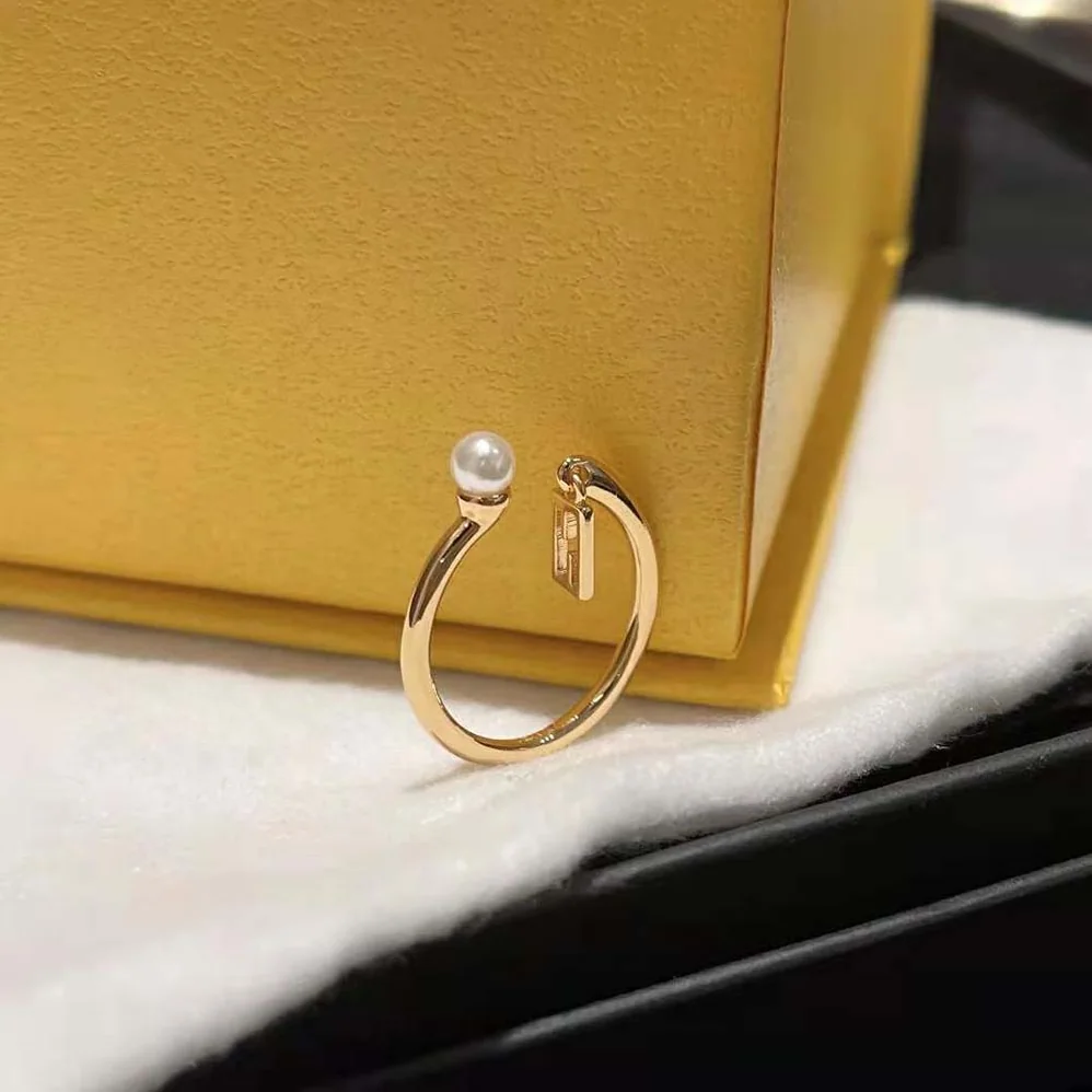 Fendi Baguette Ring Gold for Women in Colored