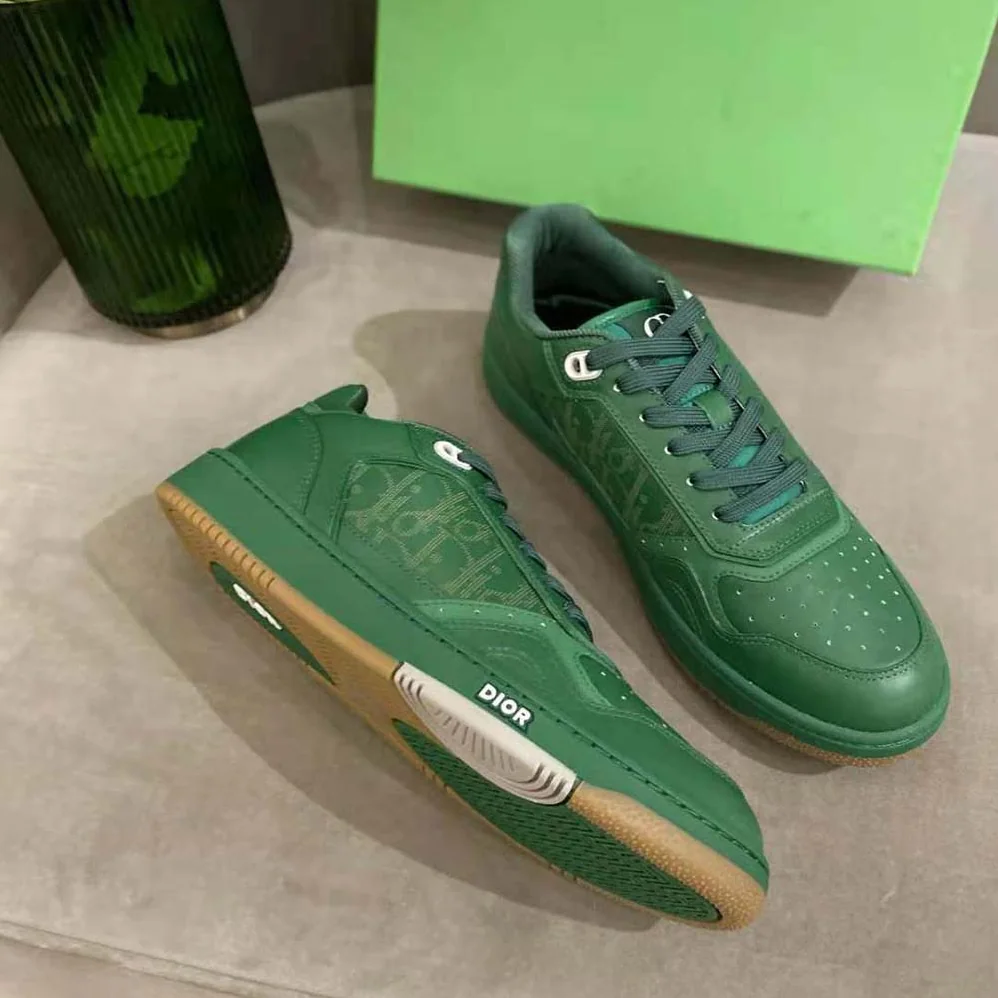 Dior World Tour B27 Low-Top Sneaker for Men in Green Dior World Tour B27 Low-Top Sneaker for Men in Green