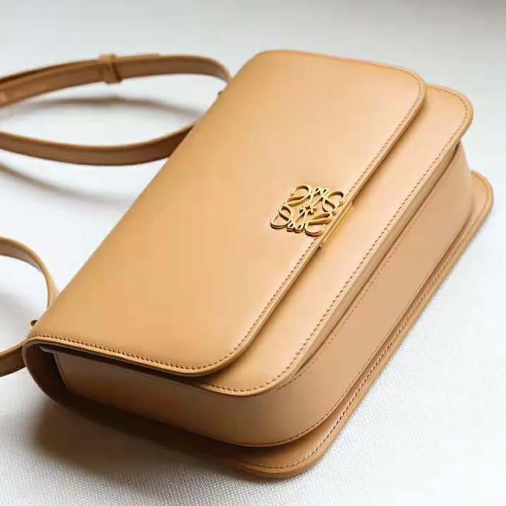 Loewe Goya Bag in Silk Calfskin for Women in Brown Loewe Goya Bag in Silk Calfskin for Women in Brown