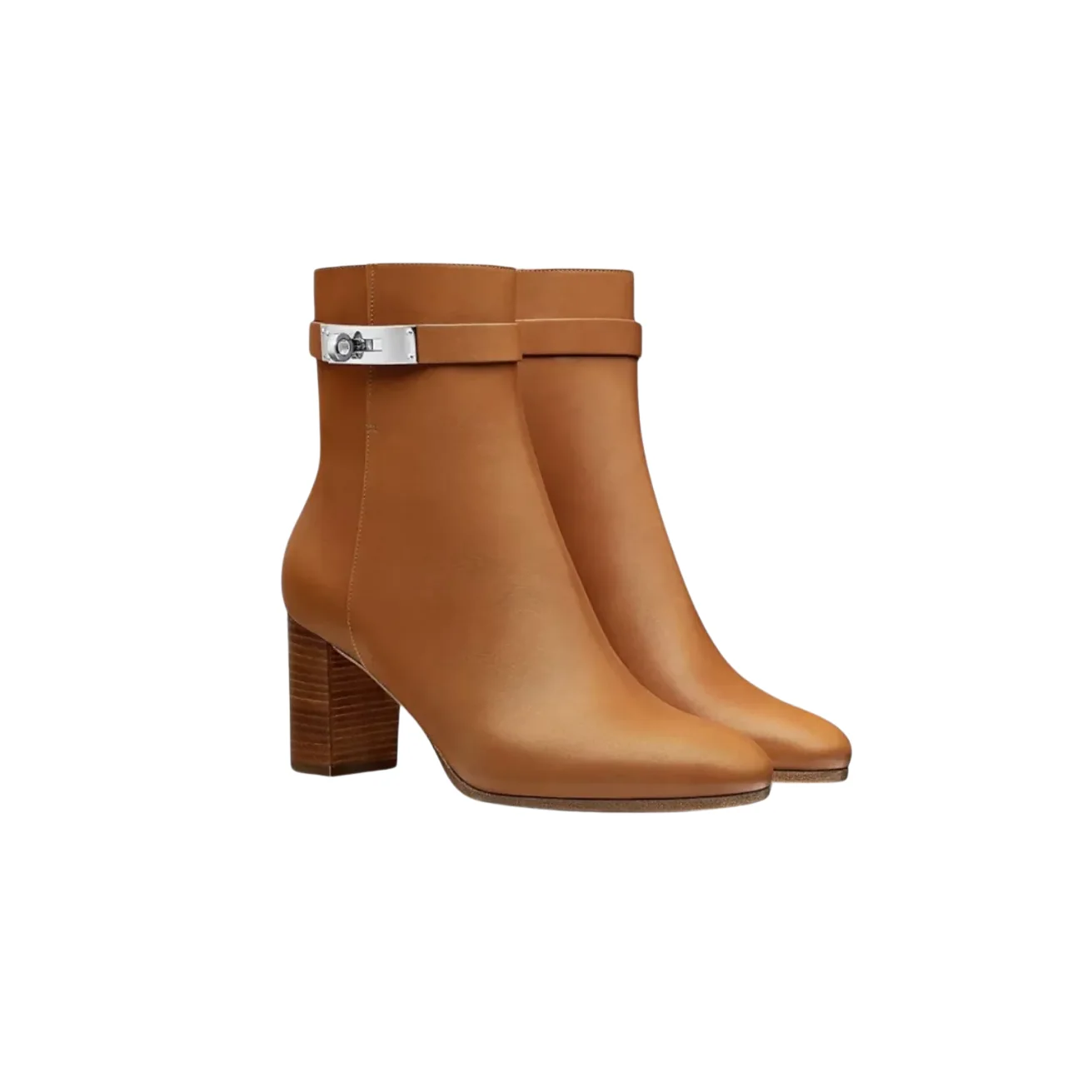 Hermes Saint Germain Ankle Boots Naturel