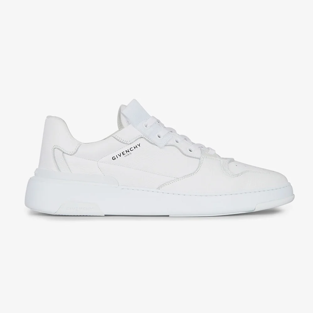 Givenchy Wing Low Sneakers in Leather for Men in White Givenchy Wing Low Sneakers in Leather for Men in White