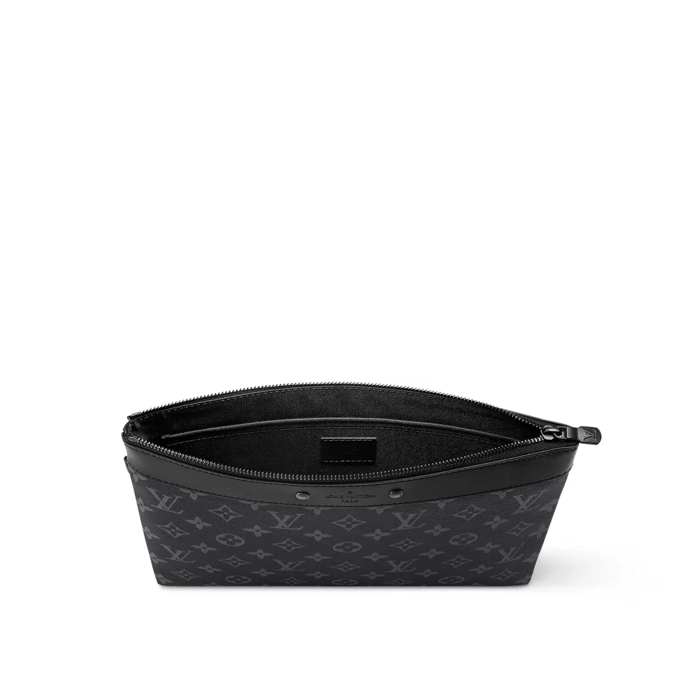 Louis Vuitton Pochette To Go Pouch / Black Monogram Eclipse Canvas Black Hardware Louis Vuitton Pochette To Go Pouch / Black Monogram Eclipse Canvas Black Hardware