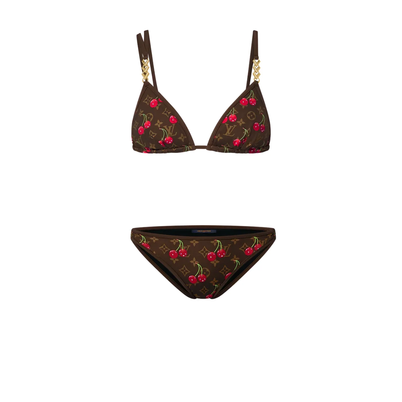 Louis Vuitton LV x TM Cherry Bikini Brown Monogram Cerises Louis Vuitton LV x TM Cherry Bikini Brown Monogram Cerises