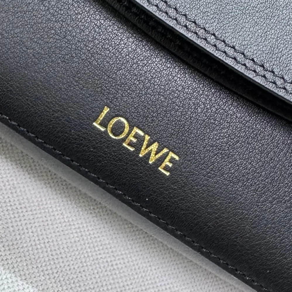 Loewe Medium Ola Bag in Smooth Calfskin for Women in Black