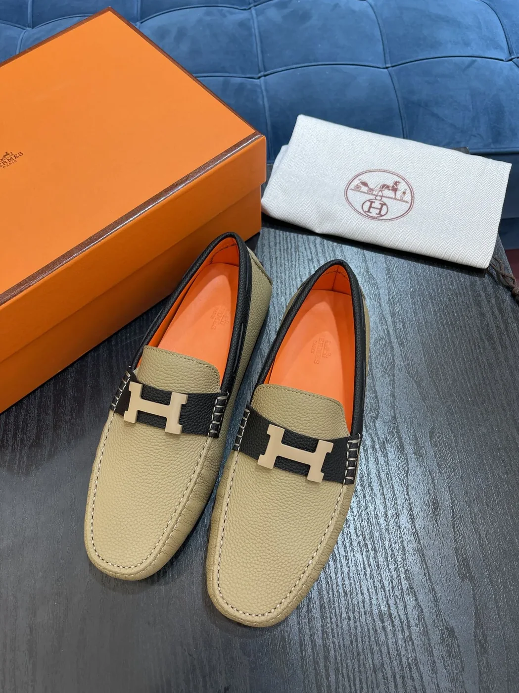 Hermes Irving Loafer Beige Hermes Irving Loafer Beige
