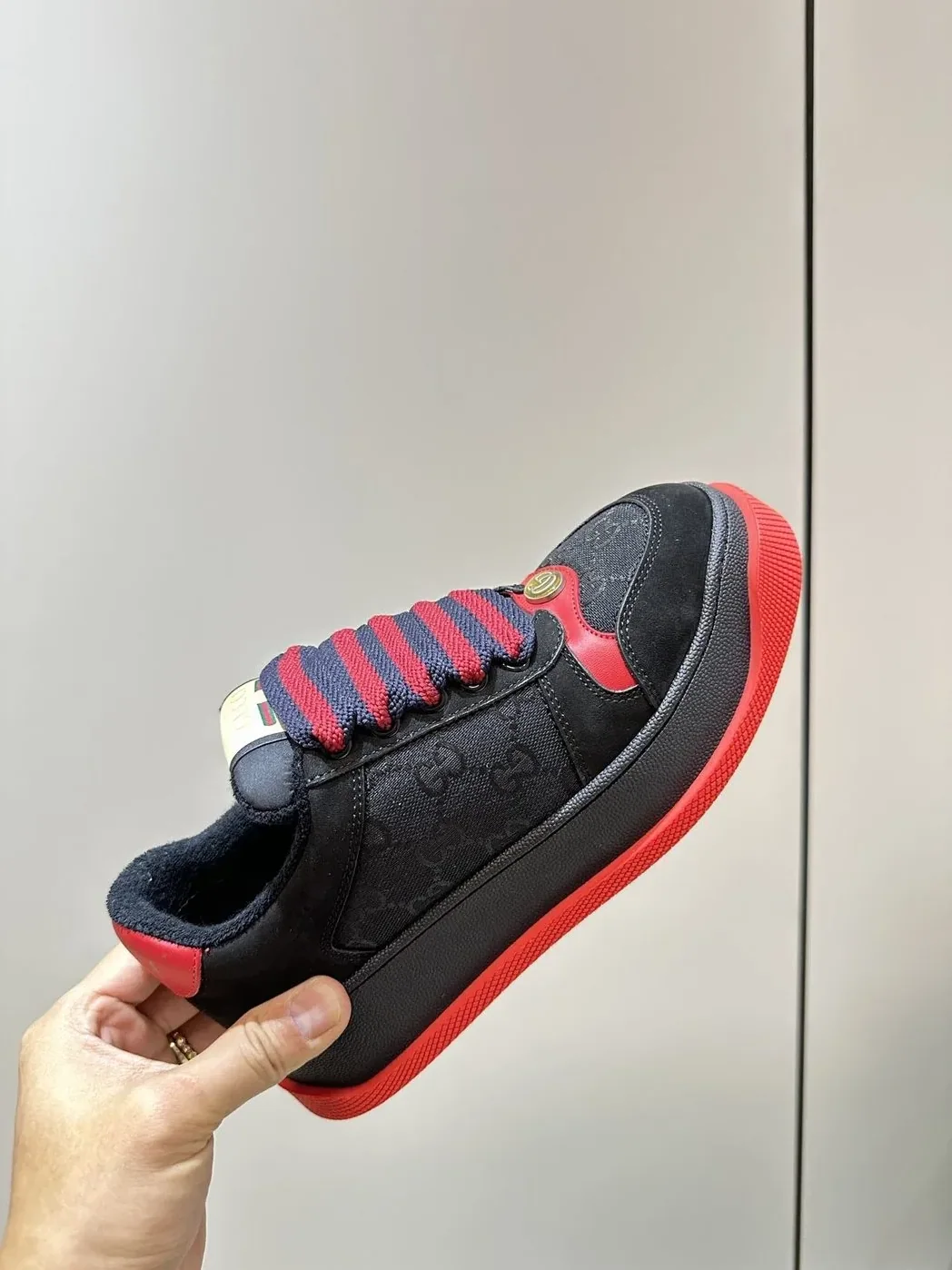 Gucci Screener Sneaker Red Gucci Screener Sneaker Red