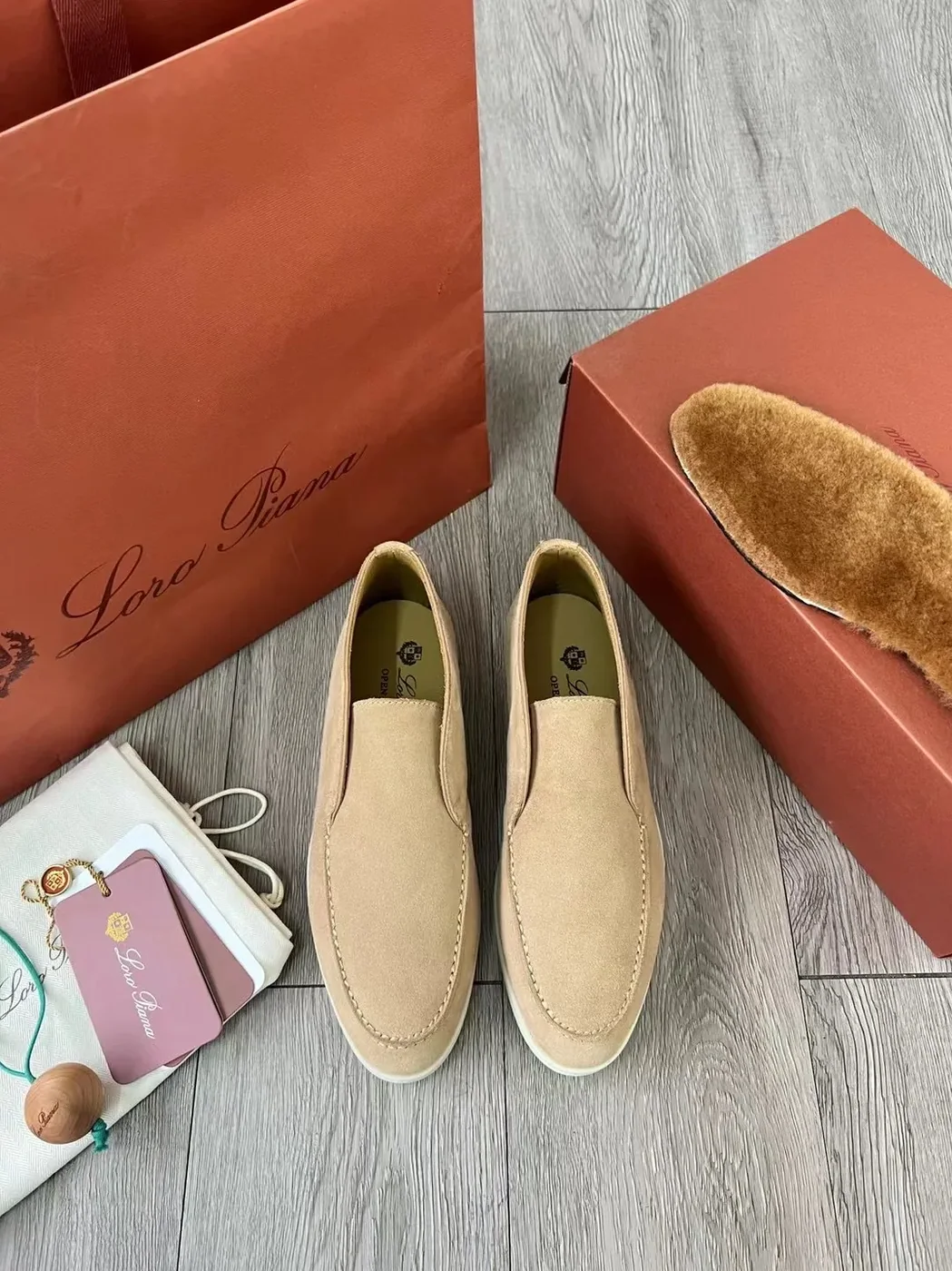 Loro Piana Open Walk Boots Sandstone – FAE9959