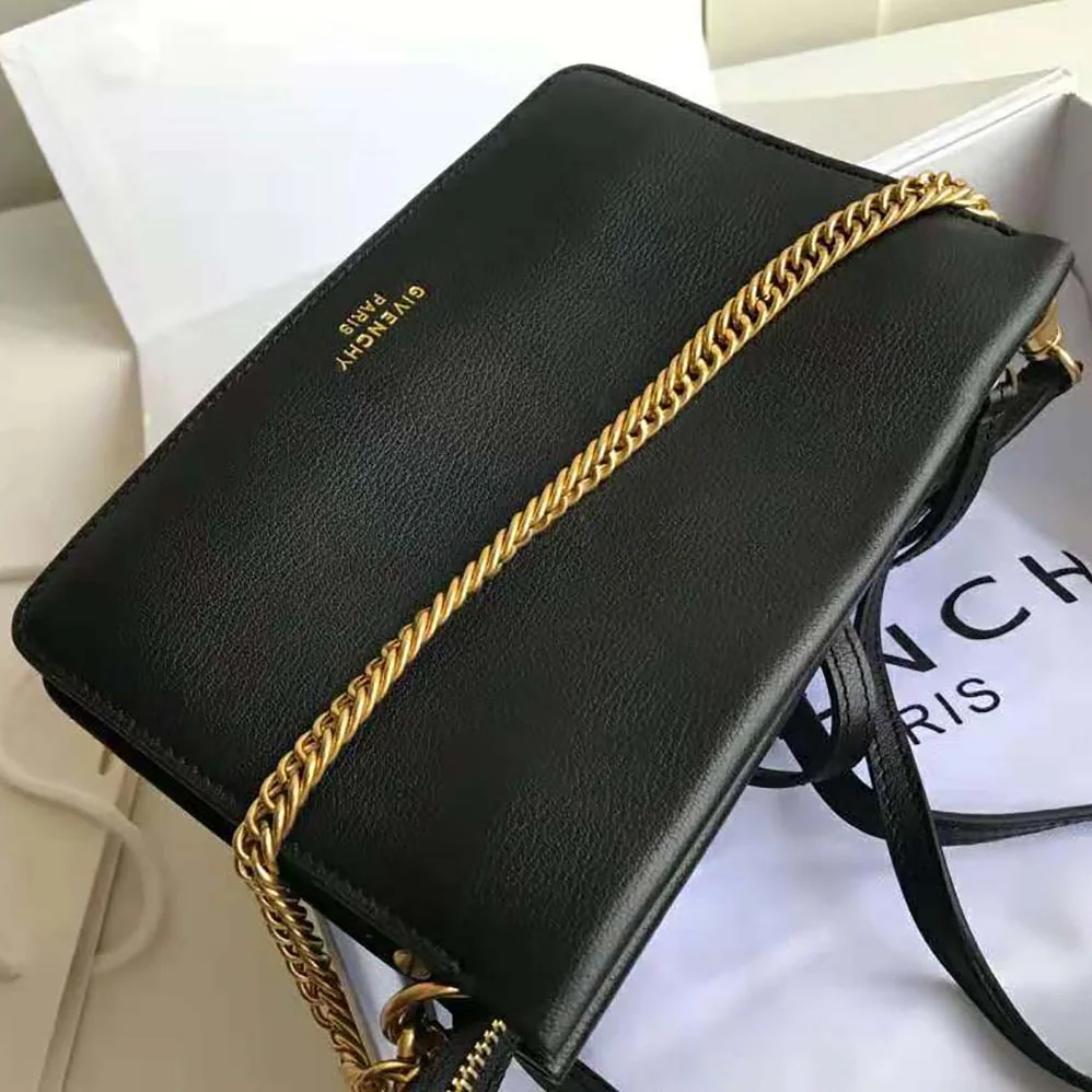Givenchy Cross3 Bag in Grained Leather and Suede for Women in Black Givenchy Cross3 Bag in Grained Leather and Suede for Women in Black
