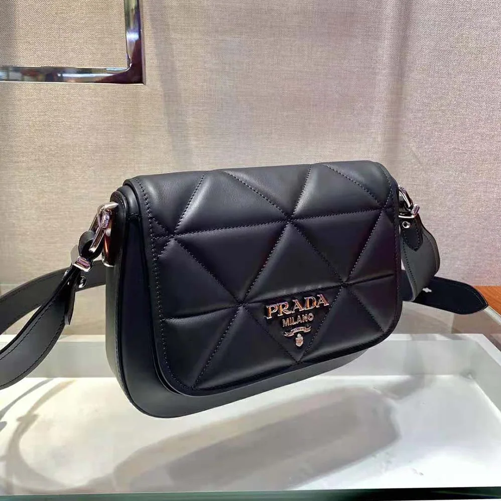 Prada Spectrum Leather Bag for Women in Black