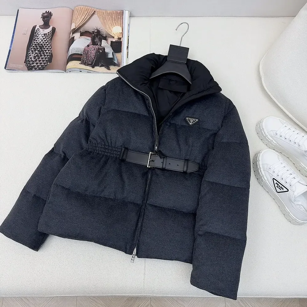Prada Loden Down Jacket for Men in Grey Prada Loden Down Jacket for Men in Grey