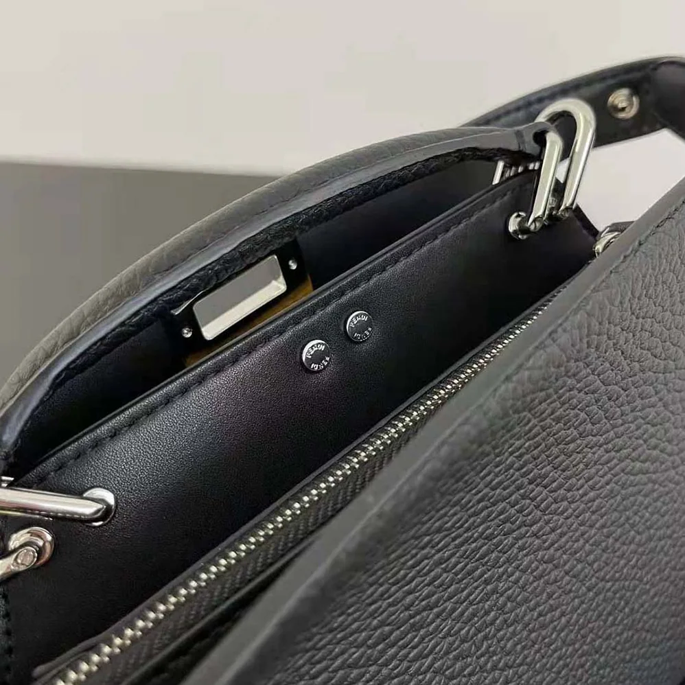 Fendi Peekaboo ISeeU XCross Black Leather Bag for Men Fendi Peekaboo ISeeU XCross Black Leather Bag for Men