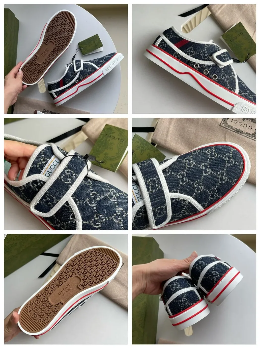 Gucci Tennis 1977 Sneaker Blue for Men