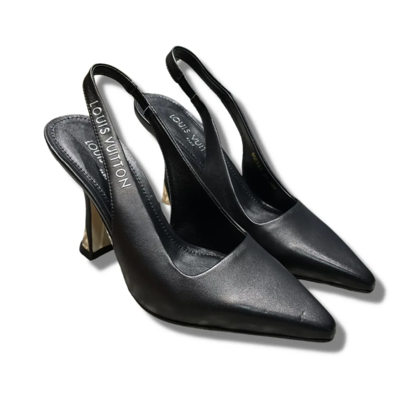 Louis Vuitton Sparkle Slingback Pump Beige 1AB1GQ