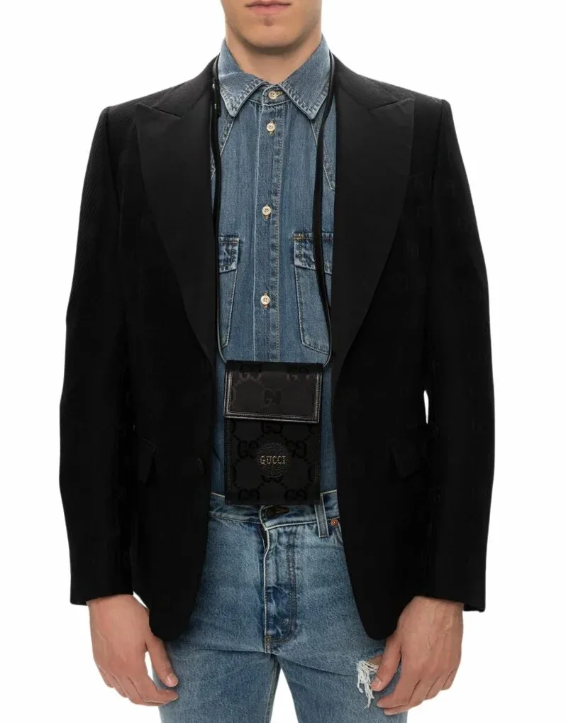 Gucci Off The Grid Mini Bag Black GG Made From ECONYL® /