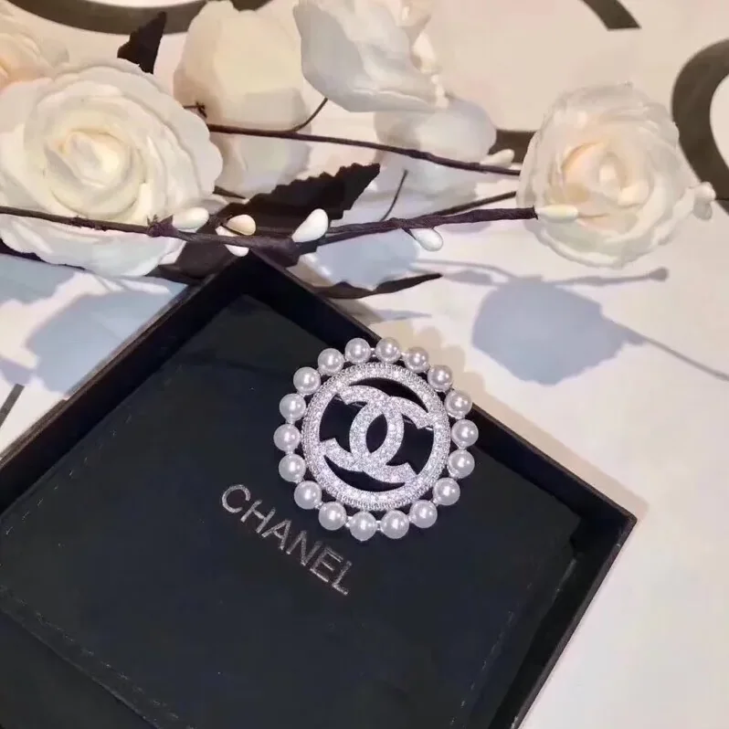 Chanel Brooch Jewelry Sliver Hardware