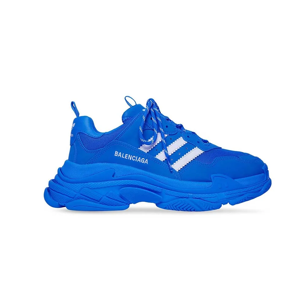 Balenciaga Balenciaga / Adidas Triple S Sneaker in Blue and White for Women Balenciaga Balenciaga / Adidas Triple S Sneaker in Blue and White for Women