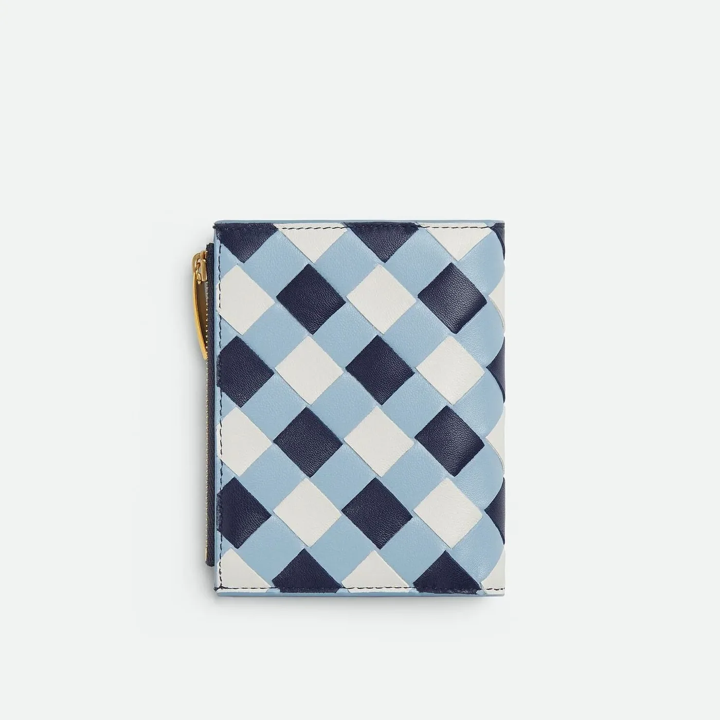 Bottega Veneta Small Bi in Fold Wallet Ice/White / Bottega Veneta Small Bi in Fold Wallet Ice/White /